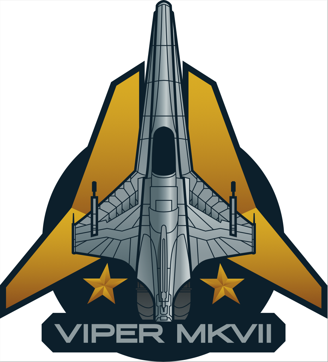 Battlestar Galactica Ship Patch Set (5)