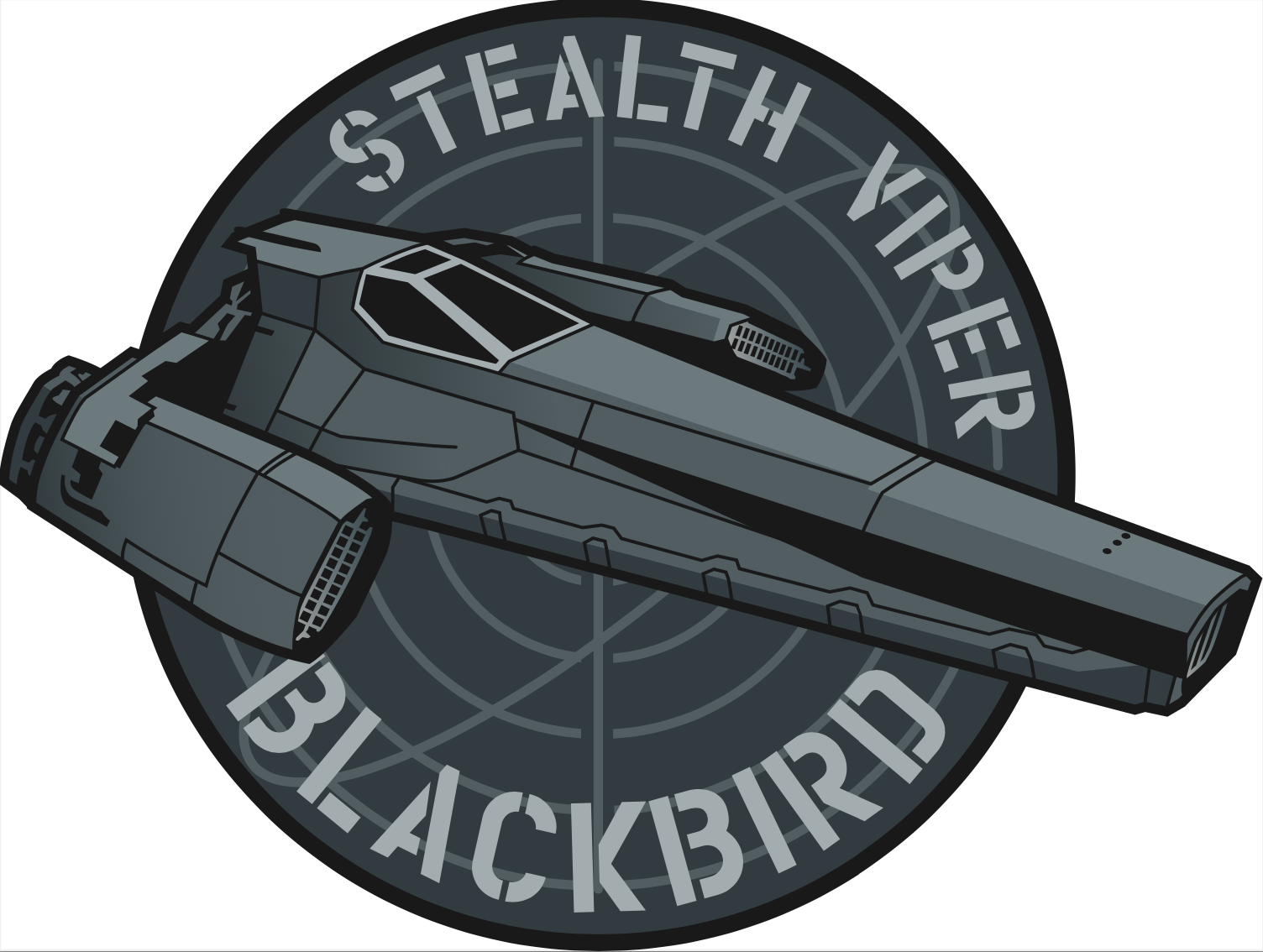 Battlestar Galactica Ship Patch Set (5)
