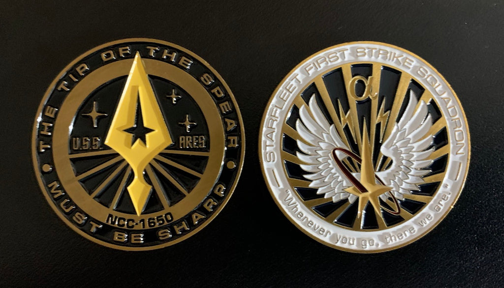 Axanar Challenge Coin Donor Perk     SHIPPING - International